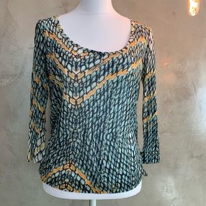 Roberto Cavalli Snake Print Long Sleeve